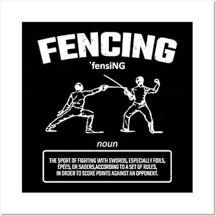 fencing Posters and Art